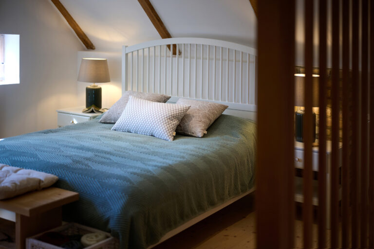 Cozy bedroom in boutique holiday home near Lake Cerknica, Slovenia