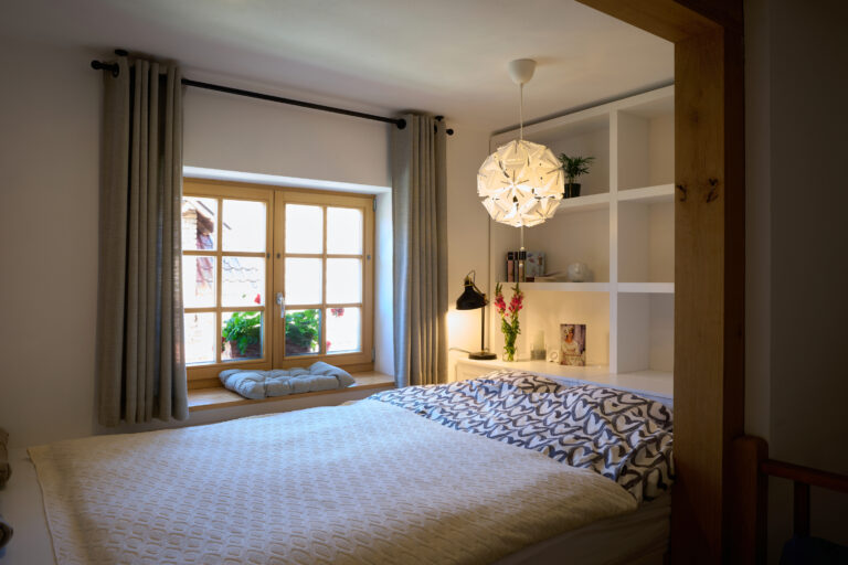 Cozy bedroom in authentic Slovenian homestead accommodation