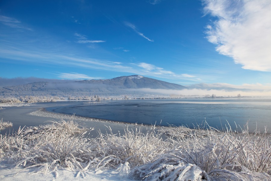Nature landscape near Lake Cerknica Slovenia